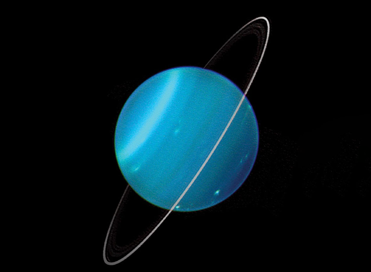 易的宇宙連環画1/64ロクジュウヨンブンノイチ The Origins of Uranus' Distant Rings Hint at a Hidden Moon