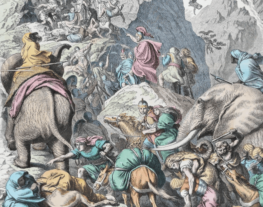 How Hannibal’s War Elephants Helped to Determine His Route Through the Alps