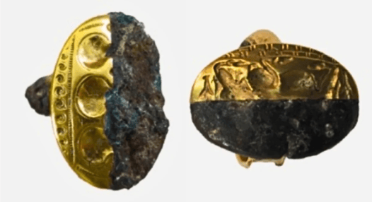 The Extraterrestrial Rings of Bronze Age Greece