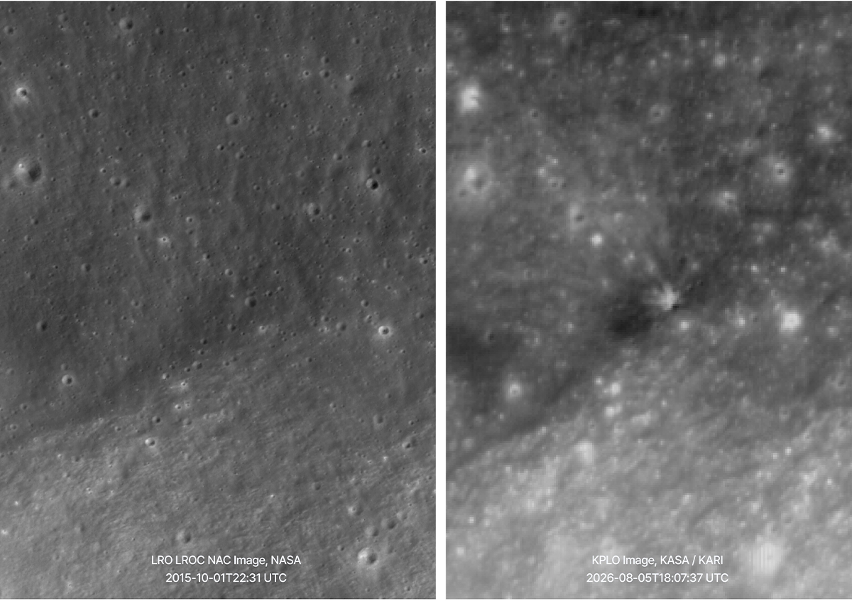 Here's the Crater SpaceX's Rocket Left on the Moon