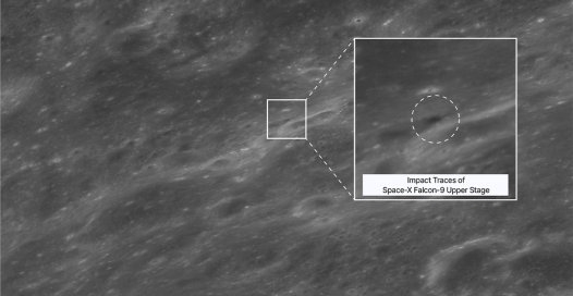 Here’s the Crater SpaceX’s Rocket Left on the Moon