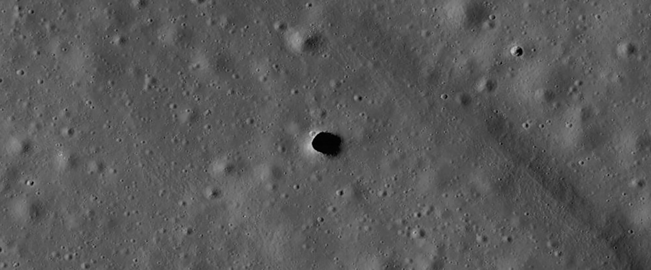This Dark Spot on the Moon Might Be a Giant Lunar Cave