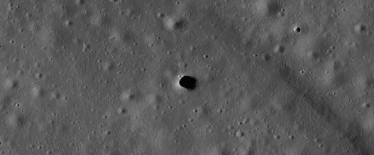 This Dark Spot on the Moon Might Be a Giant Lunar Cave