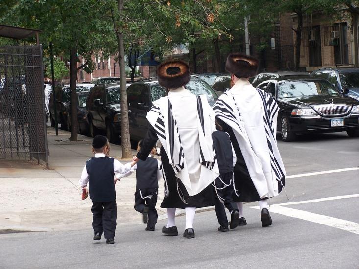 Hasidic Satmar Jews in Brooklyn 