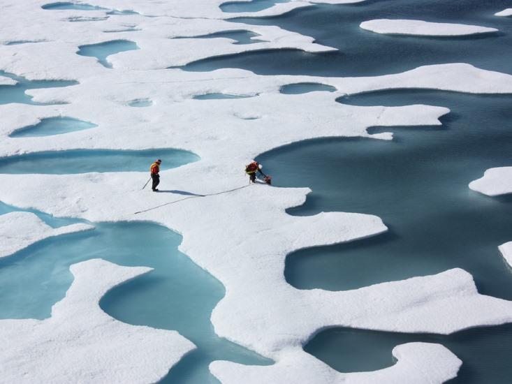 ICESCAPE pond