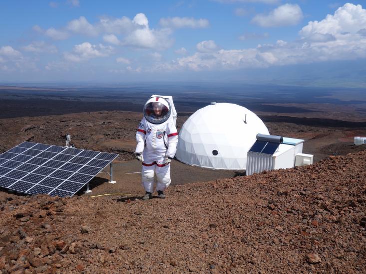 spacesuit on sMars